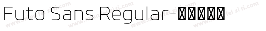 Futo Sans Regular字体转换